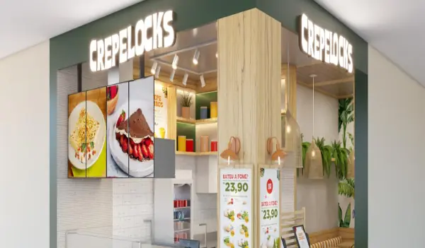 Fachada de loja da marca Crepe Locks