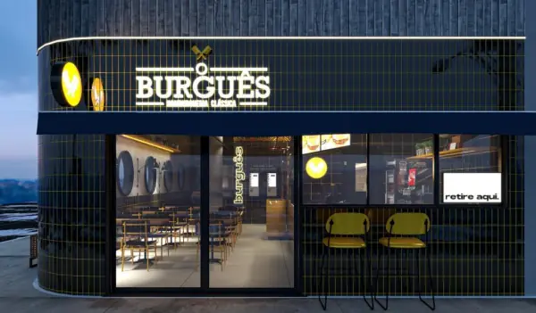 Fachada de loja da marca O Burguês