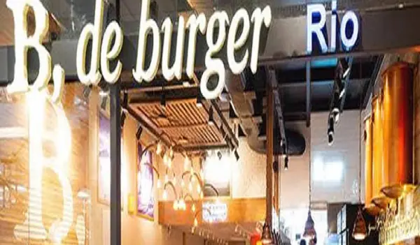 Fachada de loja da marca B de Burguer